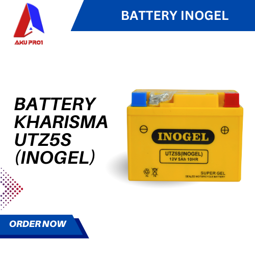 AKI / BATTERY KHARISMA UTZ5S INOGEL (12V-5AH/10HR)