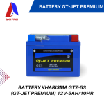 AKI / BATTERY KHARISMA GTZ5S BLUE PREMIUM (12V-5AH/10HR) - Gambar 2