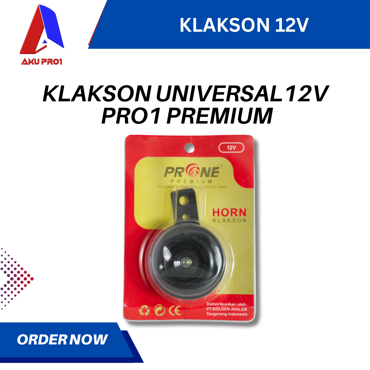 KLAKSON UNIVERSAL 12V PRO1 PREMIUM