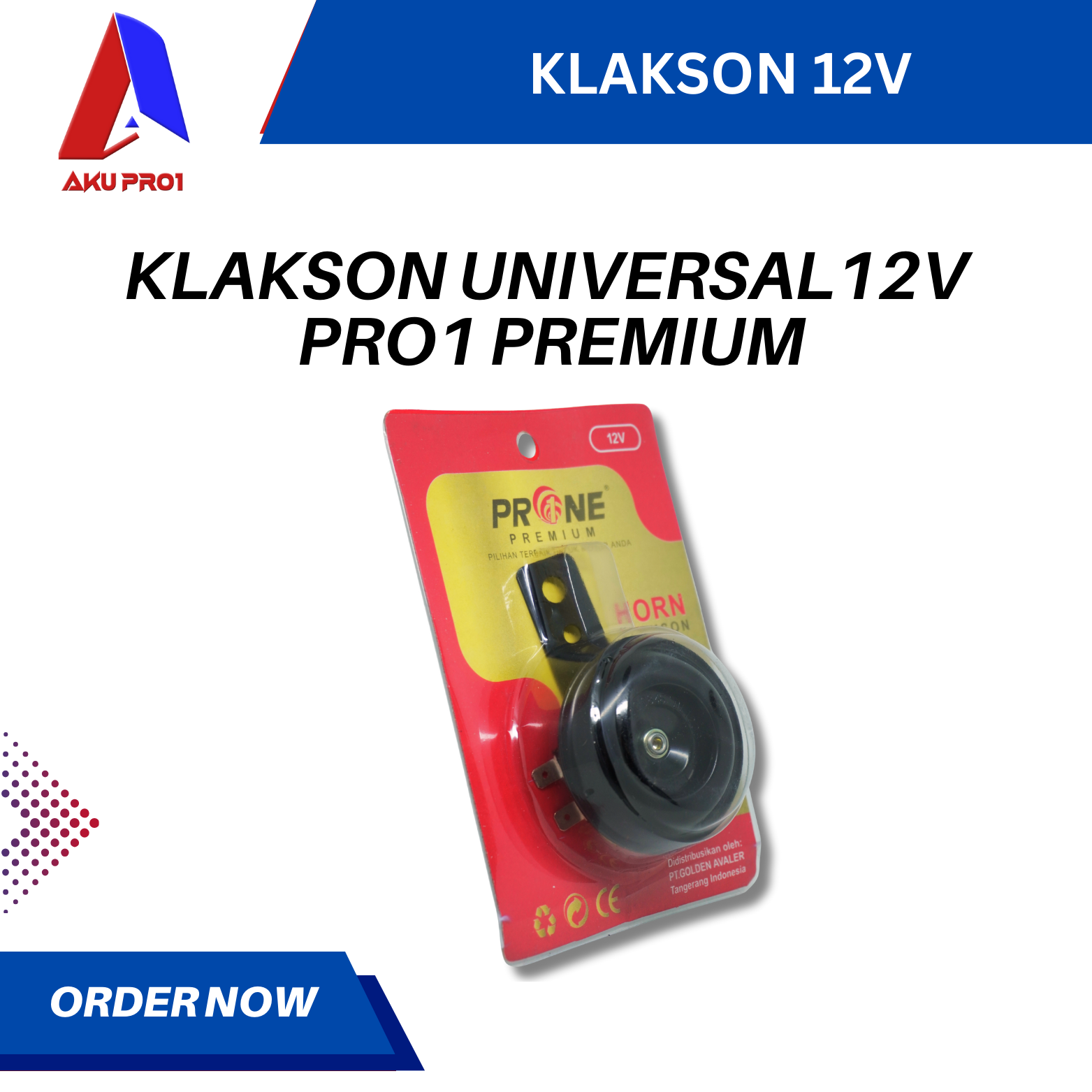 KLAKSON UNIVERSAL 12V PRO1 PREMIUM - Gambar 2