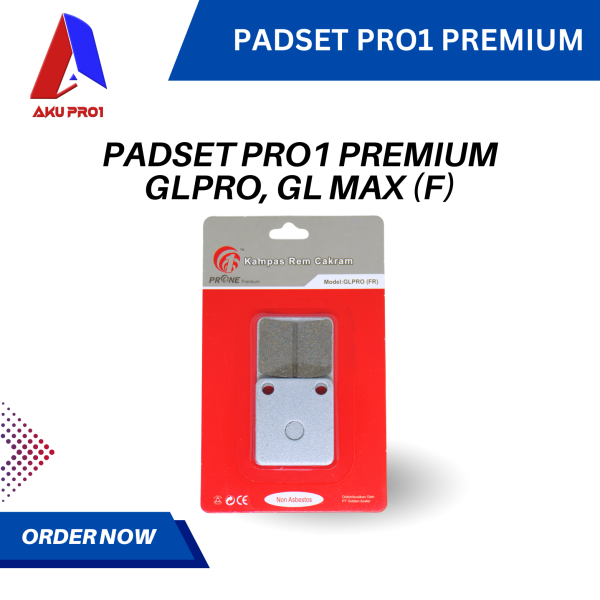 PADSET / DISPAD KAMPAS CAKRAM GLPRO, GLMAX (F), KLX (R) PRO1 PREMIUM