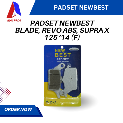 PADSET / DISPAD KAMPAS CAKRAM BLADE, REVO ABS, SUPRA X 125 2014 (F) NEW BEST