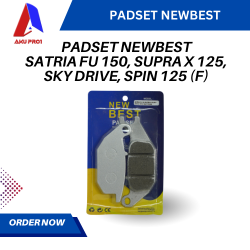 PADSET / DISPAD KAMPAS CAKRAM SATRIA FU 150, SUPRA X 125, SKYDRIVE, SPIN 125 (F) NEW BEST