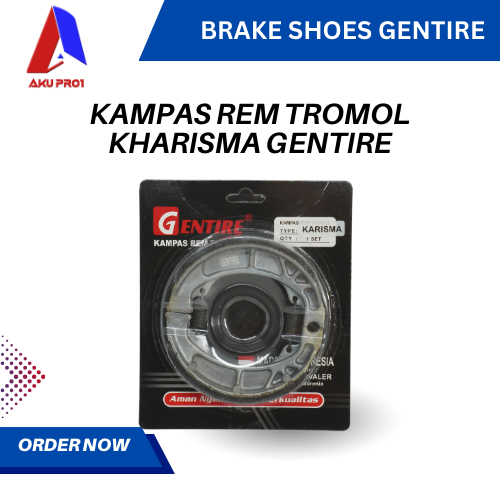 KAMPAS REM BELAKANG TROMOL KHARISMA, SUPRA X 125, REVO GENTIRE