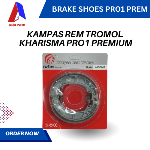 KAMPAS REM BELAKANG TROMOL KHARISMA, SUPRA X 125, REVO PRO 1 PREMIUM