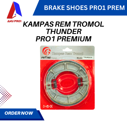 KAMPAS REM BELAKANG TROMOL THUNDER, THUNDER 125 PRO 1 PREMIUM