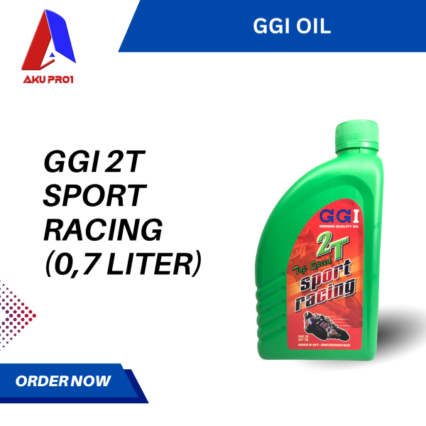 OLI GGI 2T SPORT RACING / SPORT ENGINE OIL SAE 20 API TB (0,7 LITER / 700 ML) - Gambar 3