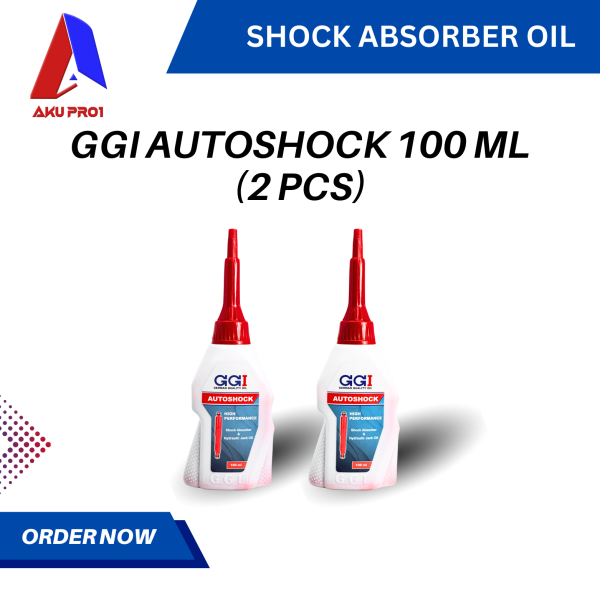 OLI SHOCK ABSORBER GGI AUTOSHOCK / SHOCK BREAKER OIL & HYDRAULIC JACK OIL 100 ML - Gambar 2