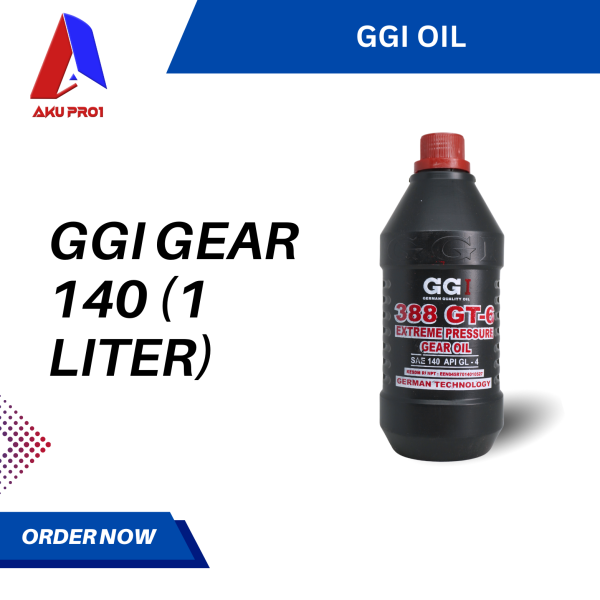 GGI GEAR SAE 140 / OLI GARDAN TRANSMISI (1 LITER) - Gambar 3