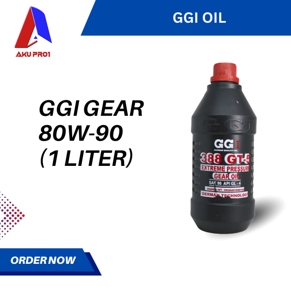 GGI GEAR SAE 80W-90 / OLI GARDAN TRANSMISI (1 LITER) - Gambar 2