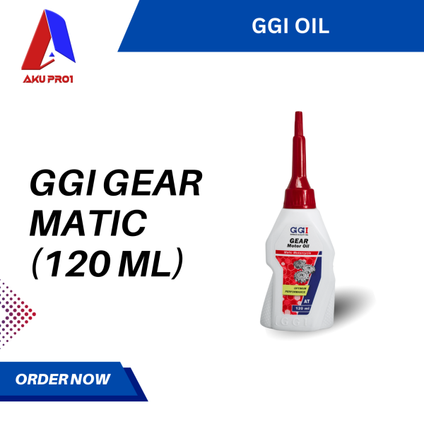 OLI GGI MATIC GEAR OIL / OLI GARDAN / TRANSMISI SAE 10W-30 API SL JASO MB (120 ML) - Gambar 3