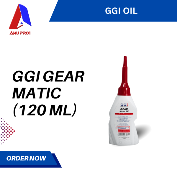 OLI GGI MATIC GEAR OIL / OLI GARDAN / TRANSMISI SAE 10W-30 API SL JASO MB (120 ML) - Gambar 2