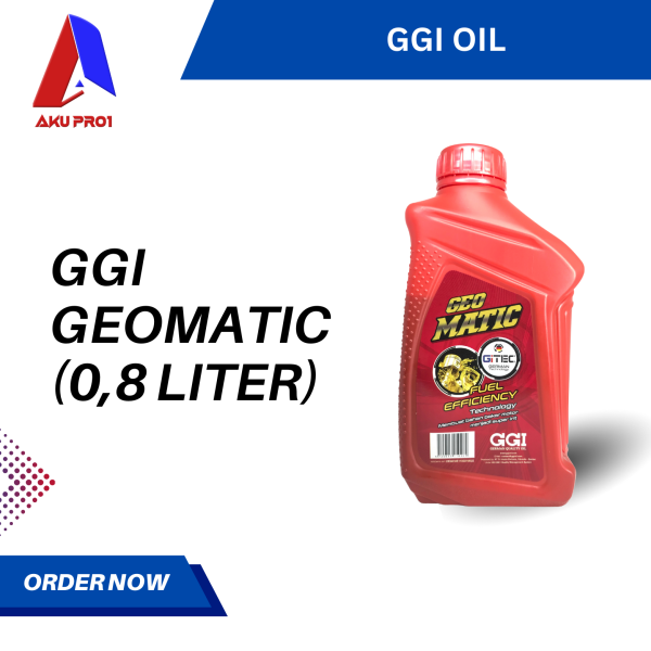 OLI GGI GEOMATIC / MATIC ENGINE OIL SAE 10W-30 API SL JASO MB (0,8 LITER / 800 ML) - Gambar 3