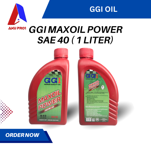 OLI GGI MAXOIL POWER / ENGINE OIL SAE 40 API SF/CD (1 LITER)