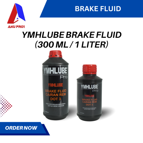 MINYAK REM MOTOR / BRAKE FLUID DOT 3 YMHLUBE (300 ML / 1 LITER)