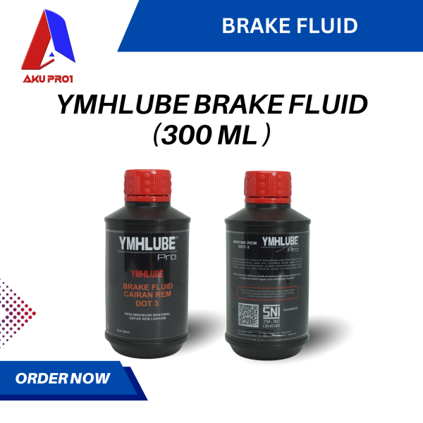 MINYAK REM MOTOR / BRAKE FLUID DOT 3 YMHLUBE (300 ML / 1 LITER) - Gambar 2