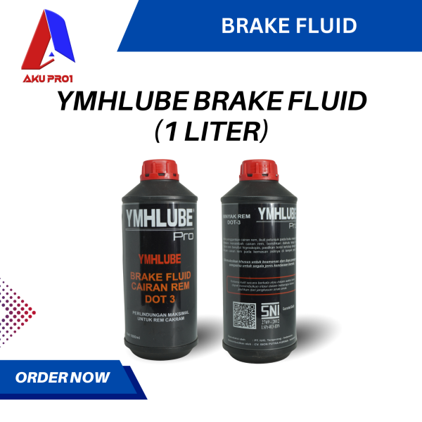 MINYAK REM MOTOR / BRAKE FLUID DOT 3 YMHLUBE (300 ML / 1 LITER) - Gambar 3