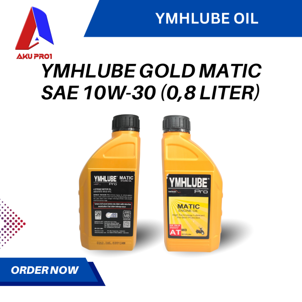 OLI MATIC YMHLUBE GOLD MATIC OIL 0,8 LITER / 800 ML HONDA YAMAHA (SAE 10W-30)