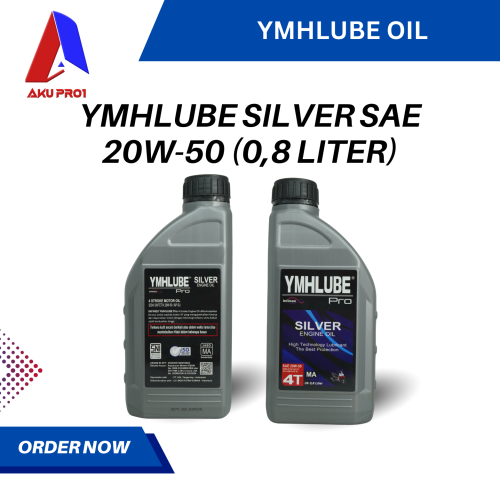 OLI YMHLUBE 4T SILVER / ENGINE OIL SAE 20W-50 (0,8 LITER / 800 ML)