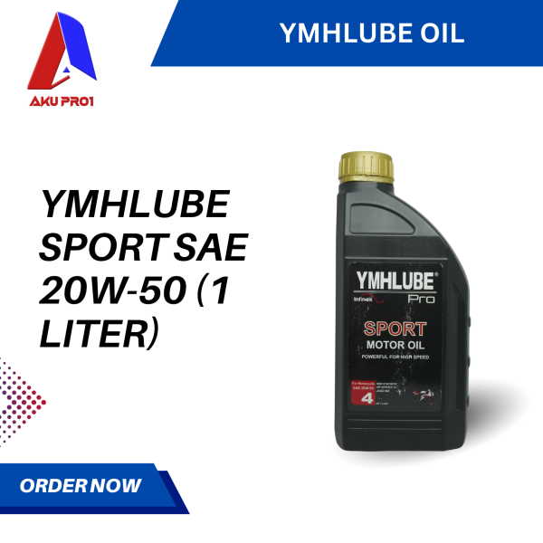 OLI YMHLUBE 4T SPORT / ENGINE OIL SAE 20W-50 (1 LITER) - Gambar 3