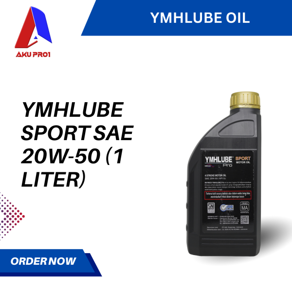 OLI YMHLUBE 4T SPORT / ENGINE OIL SAE 20W-50 (1 LITER) - Gambar 2