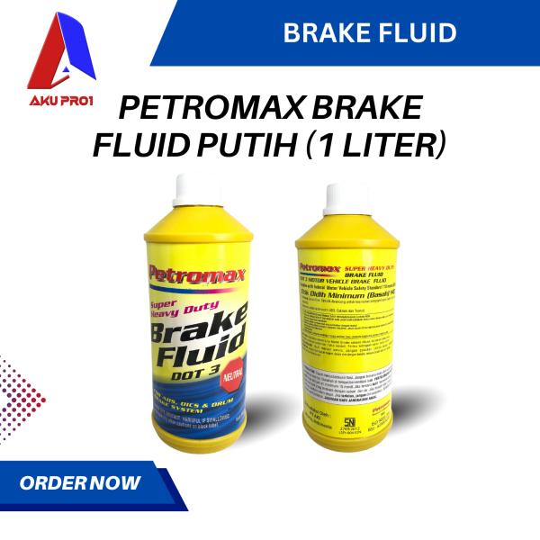 MINYAK REM MOTOR / BRAKE FLUID DOT 3 PETROMAX (50 ML / 300 ML / 1 LITER) - Gambar 2