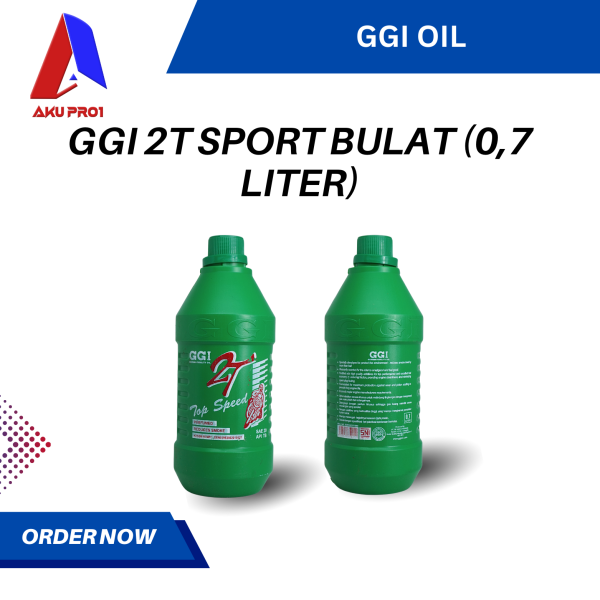 OLI GGI 2T SPORT BULAT / ENGINE OIL SAE 20 API TB (0,7 LITER / 700 ML)