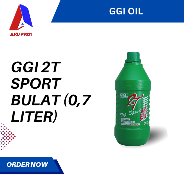 OLI GGI 2T SPORT BULAT / ENGINE OIL SAE 20 API TB (0,7 LITER / 700 ML) - Gambar 3