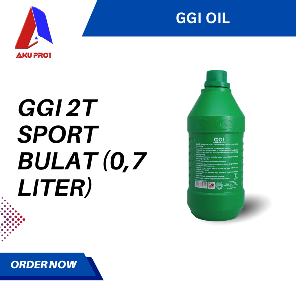 OLI GGI 2T SPORT BULAT / ENGINE OIL SAE 20 API TB (0,7 LITER / 700 ML) - Gambar 2