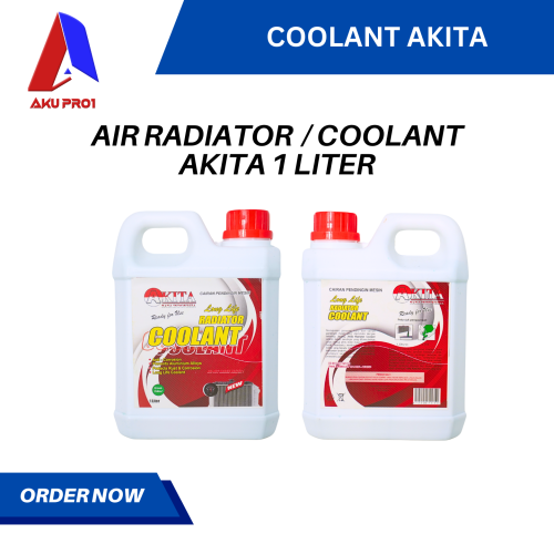 AIR RADIATOR COOLANT AKITA 1 LITER MOBIL MOTOR