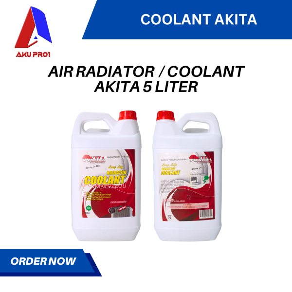 AIR RADIATOR COOLANT AKITA 5 LITER MOBIL MOTOR