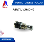 PENTIL TUBELESS MOTOR PANJANG, PENDEK, KARET, DRAT (VAMD 40) - Gambar 2