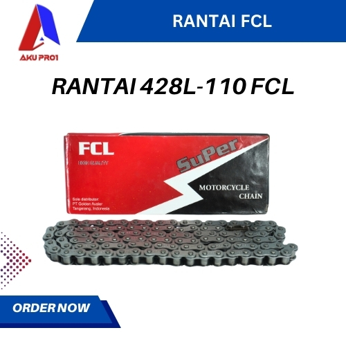 RANTAI SEPEDA MOTOR FCL 428L-110L GLMAX, RXKING, RXS