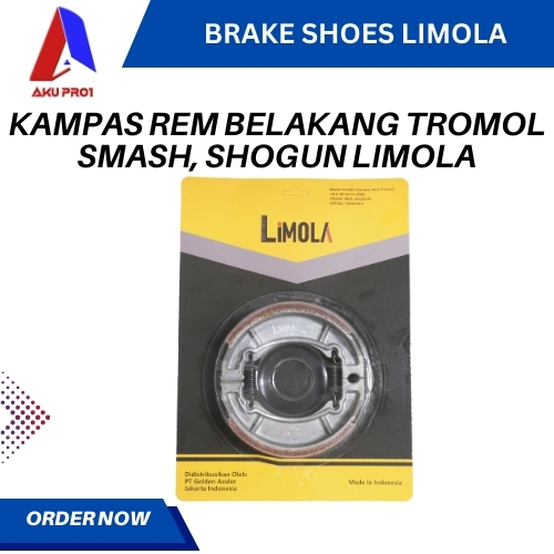 KAMPAS REM BELAKANG TROMOL SMASH, SHOGUN LIMOLA