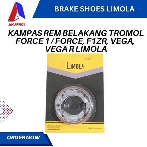 KAMPAS REM BELAKANG TROMOL FORCE 1 / FORCE, F1ZR, VEGA, VEGA R LIMOLA