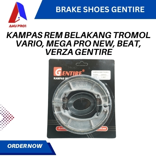 KAMPAS REM BELAKANG TROMOL VARIO, MEGA PRO NEW, BEAT, VERZA GENTIRE