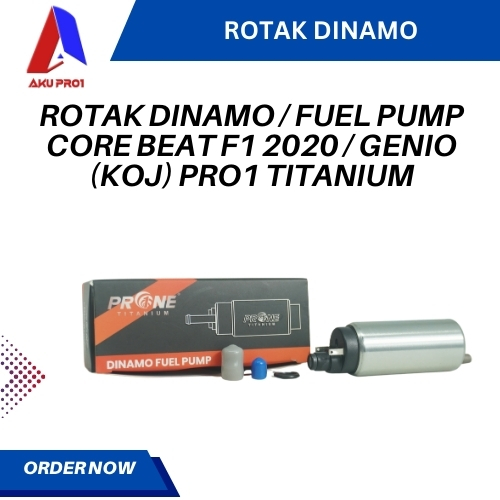 ROTAK DINAMO / FUEL PUMP CORE BEAT F1 2020 / GENIO (KOJ) PRO1 TITANIUM