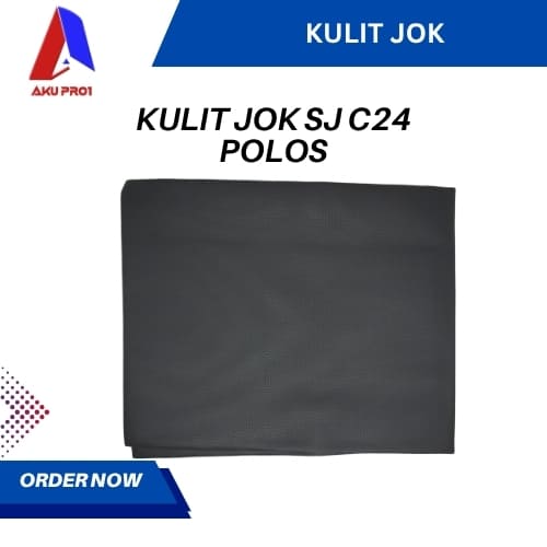SARUNG / COVER KULIT JOK SJ C24 POLOS, BLACK / HITAM