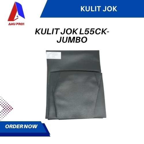 SARUNG / COVER KULIT JOK SJ L55 (CK) POLOS JUMBO, BLACK / HITAM