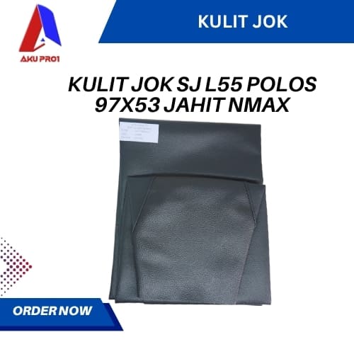 SARUNG / COVER KULIT JOK SJ L55 POLOS 97X53 JAHIT, BLACK/HITAM