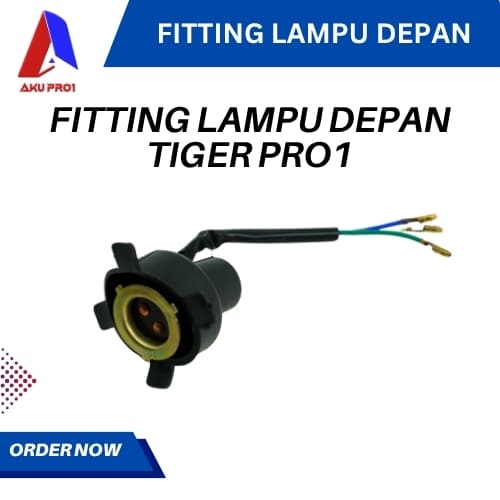 FITTING LAMPU DEPAN / COP LAMPU DEPAN TIGER PRO1