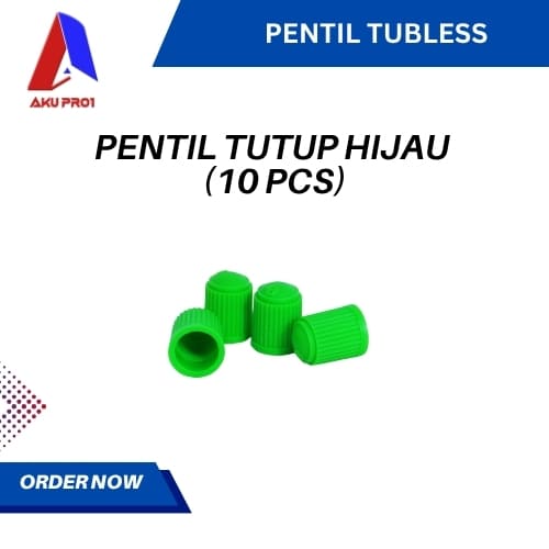 TUTUP PENTIL NITROGEN HIJAU MOTOR & MOBIL