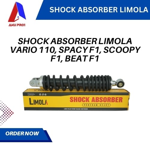 SHOCK ABSORBER / SHOCK BREAKER/ SOK BREAKER/ PEREDAM KEJUT VARIO 110, SPACY F1, SCOOPY F1, BEAT F1 LIMOLA.