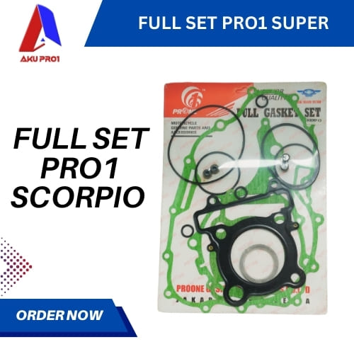 FULL SET / FULLSET SCORPIO GASKET PAKING PRO1 SUPER