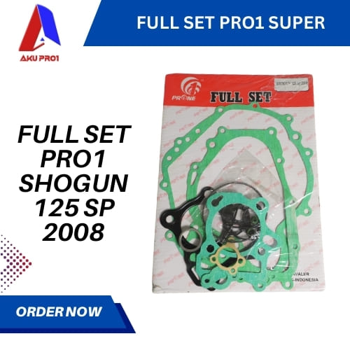 FULL SET / FULLSET SHOGUN 125 SP 2008 GASKET PAKING PRO1 SUPER