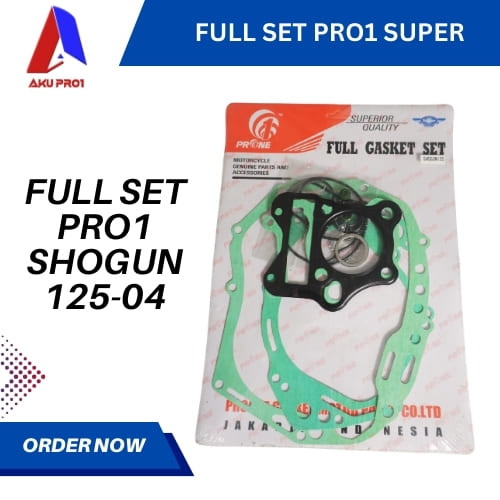 FULL SET / FULLSET SHOGUN 125 GASKET PAKING PRO1 SUPER