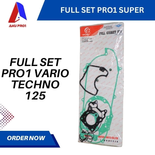 FULL SET / FULLSET VARIO TECHNO 125 GASKET PAKING PRO1 SUPER