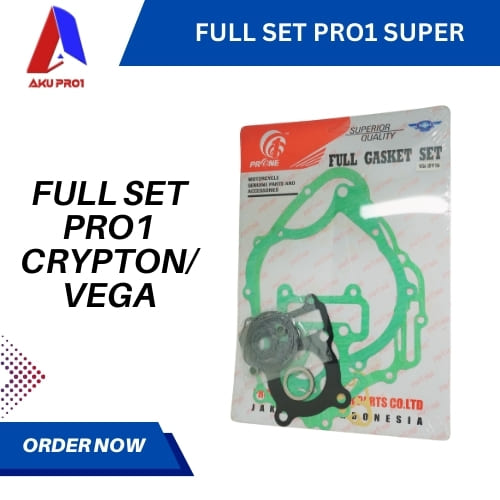 FULL SET / FULLSET CRYPTON / VEGA GASKET PAKING PRO1 SUPER