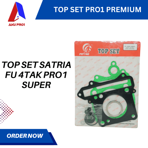 TOP SET / TOPSET SATRIA FU 4TAK GASKET PAKING PRO1 SUPER