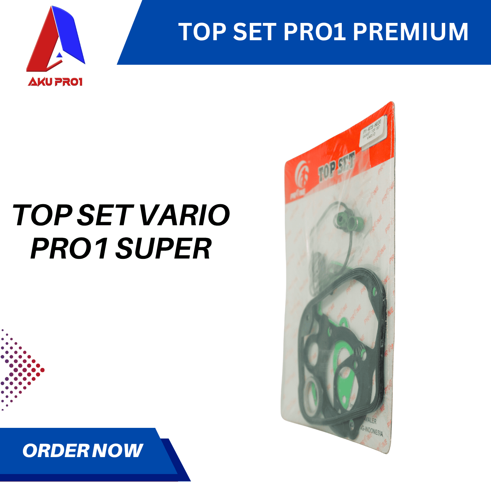TOP SET / TOPSET VARIO GASKET PAKING PRO1 SUPER - Gambar 3